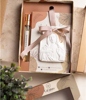 Gesso Perfumado Sagrado Cora��o de Maria + Mini Home Spray